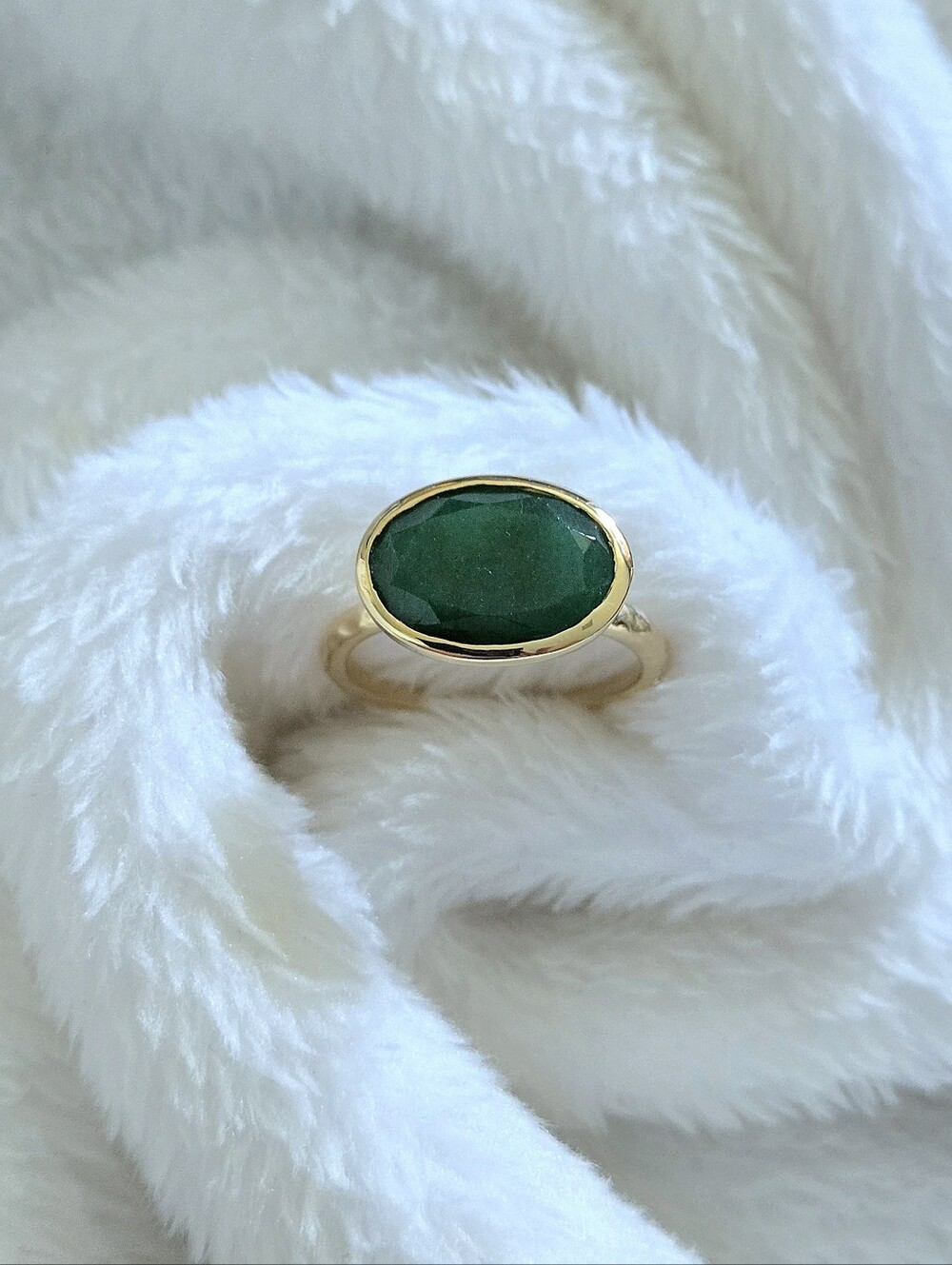 Shivam Dark Green💚 Beryl Ring💍 - NWT